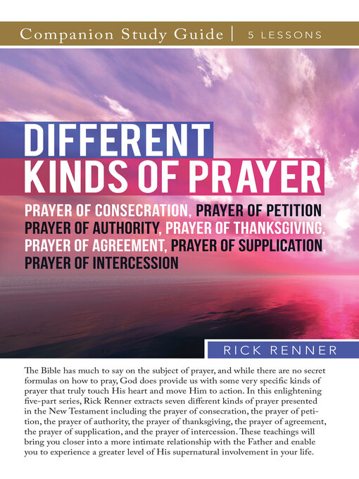 Cover image for Different Kinds of Prayer Study Guide